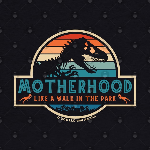 Jurassic Park motherhood, like a walk in the park. Birthday party gifts. Officially licensed merch. Perfect present for mom mother dad father friend him or her by SerenityByAlex